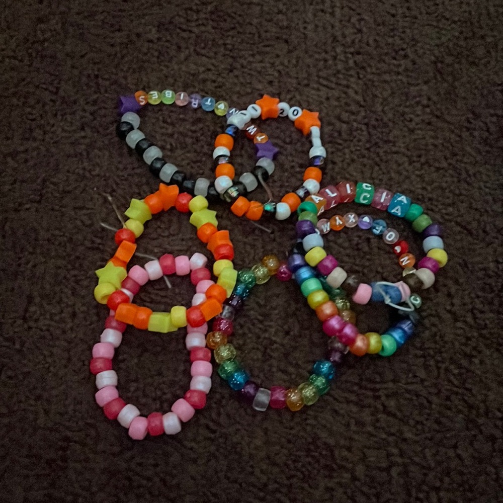 Pony beaded braclets